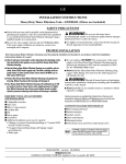 GE GXWH40L Instructions / Assembly