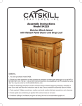 Catskill Craftsmen 54228 Instructions / Assembly