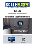 ScaleBlaster SB-75 Installation Guide