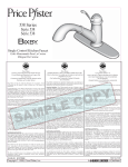 Pfister F-538-5LCC Installation Guide