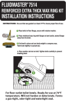 Fluidmaster 7514 Installation Guide