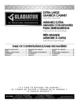 Gladiator GAJG48KDYG Instructions / Assembly