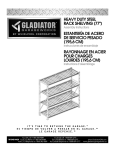 Gladiator GARS774SZG Installation Guide