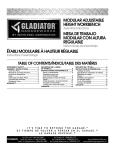 Gladiator GAWB06MTZG Instructions / Assembly