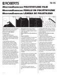 Roberts 70-115 Installation Guide