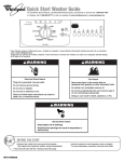 Whirlpool WFC7500VW Installation Guide