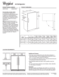 Whirlpool WRF57R18DM Installation Guide