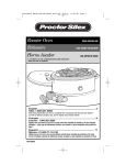 Proctor Silex 32700Y Use and Care Manual