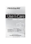 Frigidaire Professional FPSC07K5NS Use and Care Manual