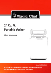 Magic Chef MCSTCW21W2 Use and Care Manual