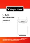Magic Chef MCSTCW16W2 Use and Care Manual