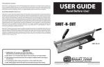Bullet Tools 1901-26-01 Installation Guide