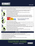 ECOBUST EB444 Installation Guide