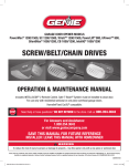 Genie 2042-TV Use and Care Manual