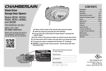 Chamberlain HD220 Instructions / Assembly