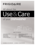 Frigidaire FGHD2465NF Use and Care Manual