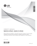 LG Electronics WT1101CW Use and Care Manual