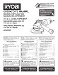 Ryobi AG4031G Use and Care Manual