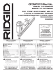RIDGID R350RHE-R9020PNK Use and Care Manual