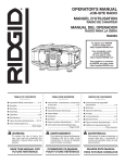 RIDGID R84083 Use and Care Manual