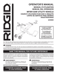 RIDGID AC9945 Use and Care Manual