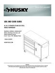 Husky HOTC4605J0AD Use and Care Manual