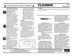 Florida Pneumatic FP-780 Use and Care Manual