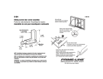 Prime-Line B 604 Instructions / Assembly