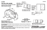 Prime-Line D 1870 Instructions / Assembly