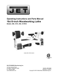 JET 719100 Use and Care Manual