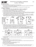 NUSET 2085-3 Instructions / Assembly