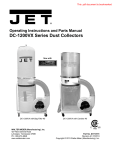 JET 710702K Use and Care Manual