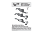 Milwaukee 5223 Use and Care Manual