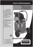 General International AC1104 Use and Care Manual