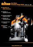 Triton MOF001 Use and Care Manual