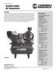 Campbell Hausfeld CE7003 Use and Care Manual