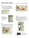 henry pocket frames 30k150 Instructions / Assembly