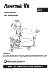 Powermate CRN175P Use and Care Manual