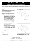 Salsbury Industries 4045B Installation Guide