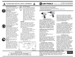 Florida Pneumatic FP-744A Use and Care Manual