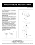 Salsbury Industries 4815D-MOC Installation Guide