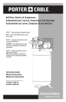 Porter-Cable PXCMLA4708065 Use and Care Manual