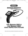 General Tools DCS200 Use and Care Manual