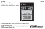 Prime-Line SP 9901 Instructions / Assembly