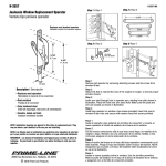 Prime-Line H 3557 Instructions / Assembly