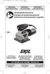 Skil 7292-02 Use and Care Manual