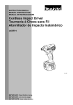 Makita XDT01Z Use and Care Manual