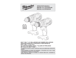 Milwaukee 2897-22 Use and Care Manual