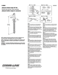 Prime-Line H 3552 Instructions / Assembly