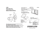 Prime-Line G 3016 Instructions / Assembly